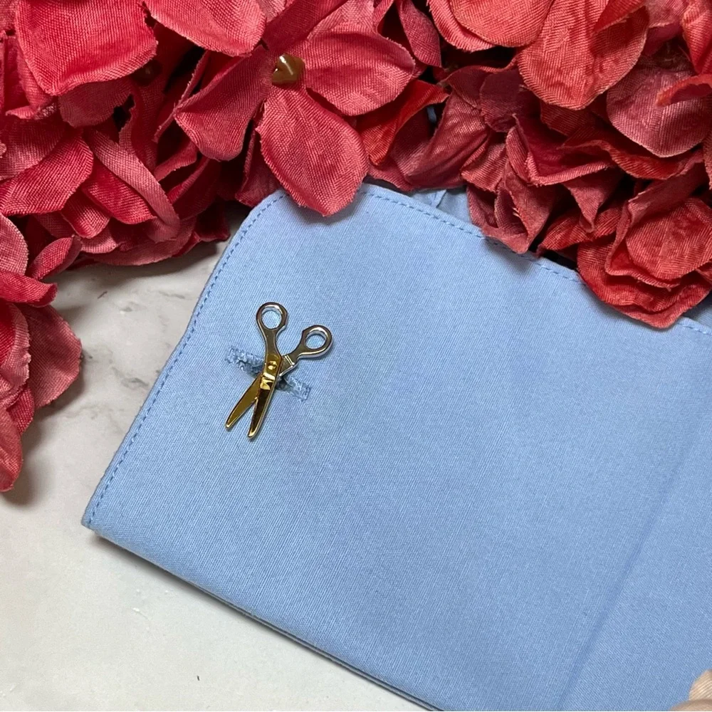 Gold and Silver Scissor Cufflinks - Picture 9 of 15